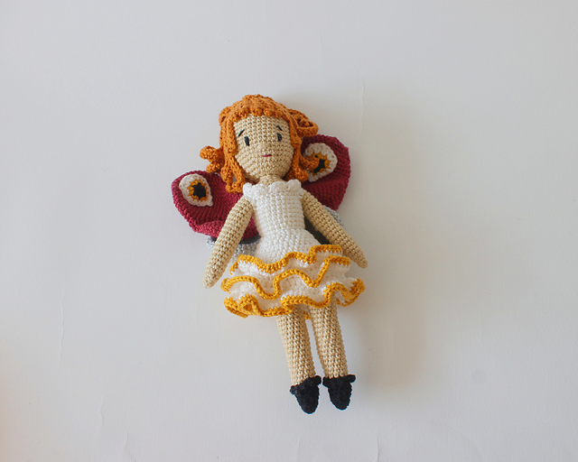 Inci, the crochet butterfly fairy