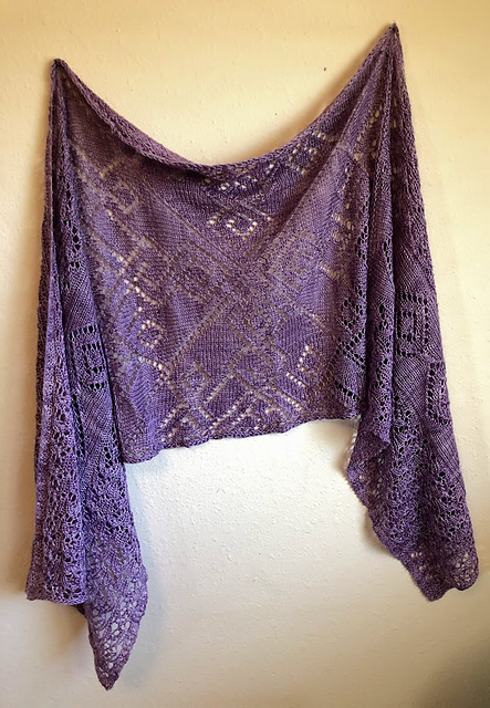 Blooming Heather Stole