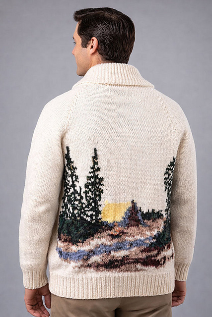 Adult Camping Cardigan