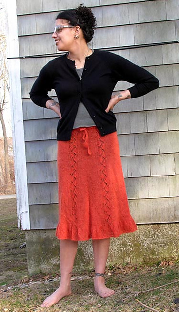 Licorice Bullet Skirt