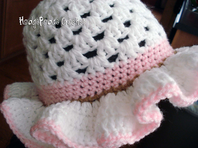 Springtime Ruffle Brim Hat