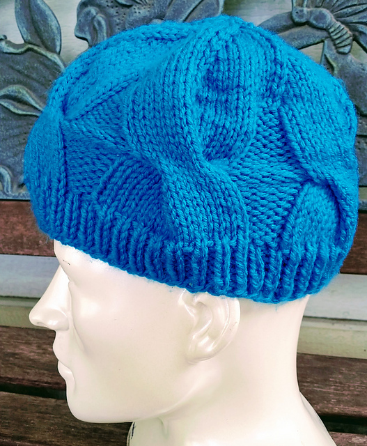 Chunky Cable Twist Beanie