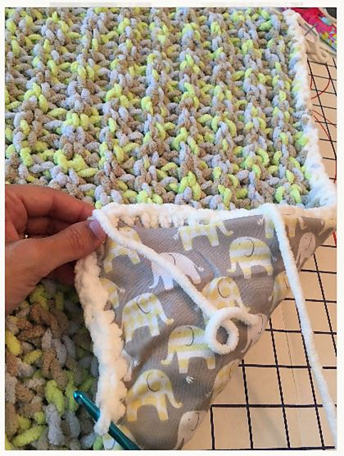 Elephants + Daydreams Baby Blanket