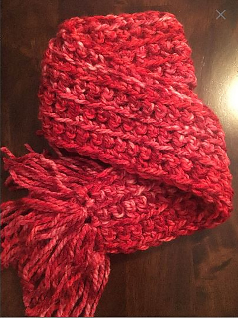 My First Valentine's Scarf