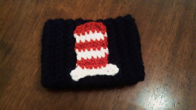 Cat in the Hat Cup Cozy