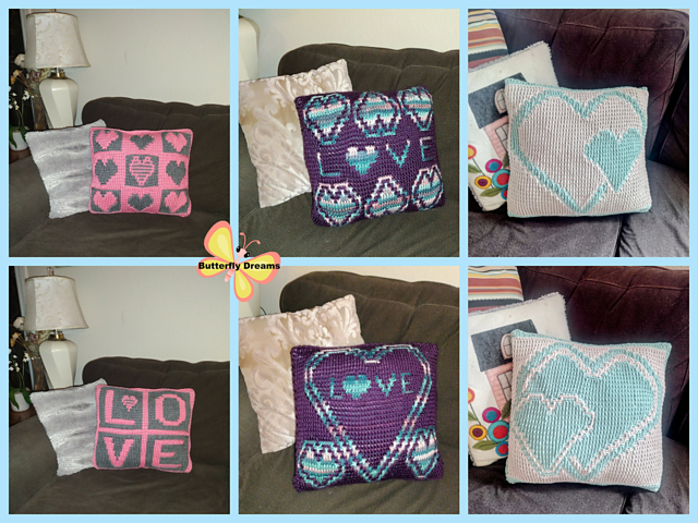 Gathering Hearts Throw Pillows