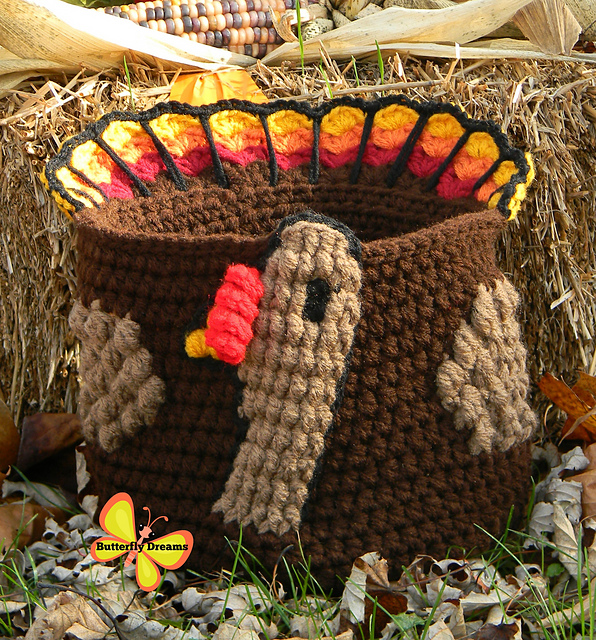 Sew-less Turkey Basket