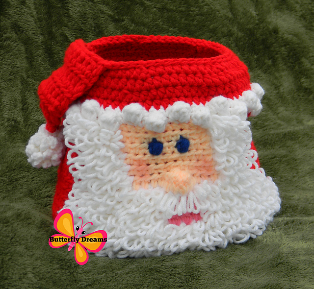 'Sewless' Santa Basket