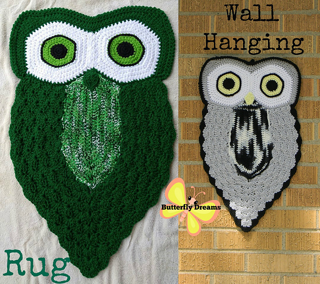 Whooty Owl Rug/Wall Hanging