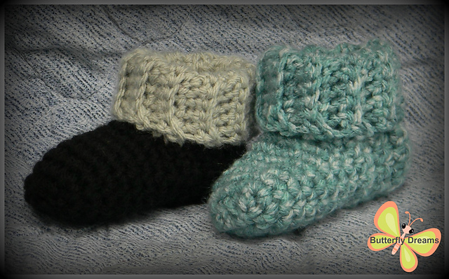 Duck Soup Baby Booties