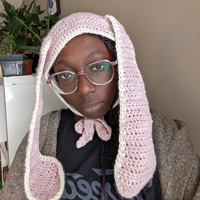 Hood Bunny Bonnet Pattern Bunny Bonnet Pattern Bunny Hood Sewing - Main Image