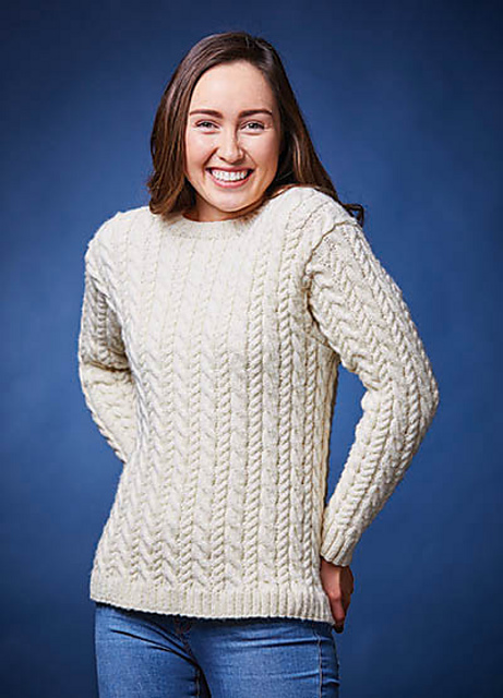 PT 8497 - Cabled Pullover