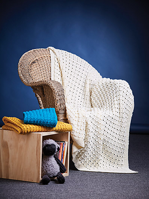 PT 8494 - Cable Twist Blanket