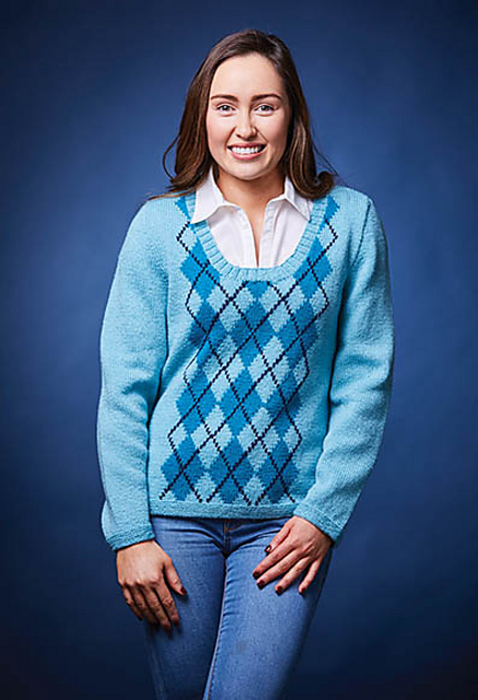 PT 8491 - Argyle Jumper