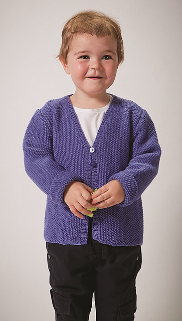 PT 8522 - Moss Stitch Jacket for Kids