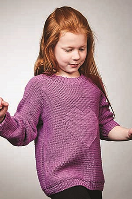 PT 8538 Kids Heart Jumper