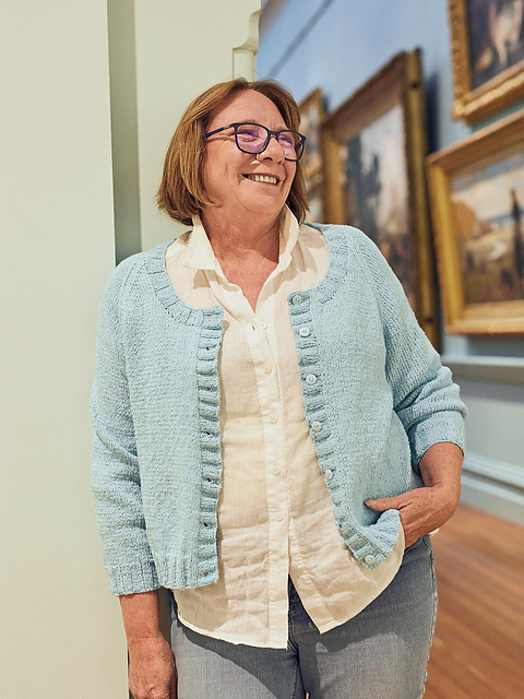 Ravelry: PT 8692 The Chrissy 3/4 Sleeve Cardigan pattern by