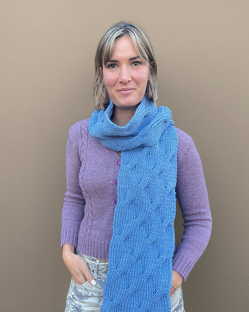 PT 8713 - Waterfall Scarf and Beanie