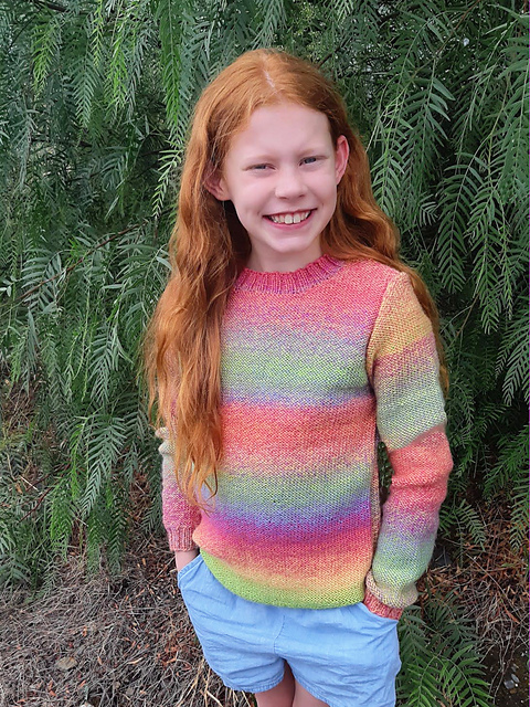 PT 8620 Kids' Reverse Stockingette Jumper
