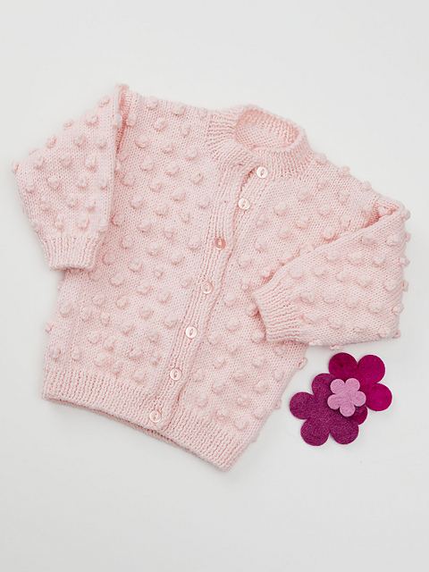 PT 8606 Babies' Bobble Cardigan