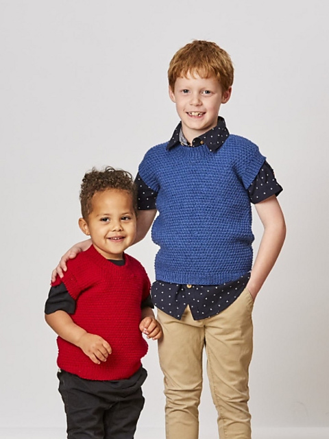 PT 8627 Kids Round Neck Vest