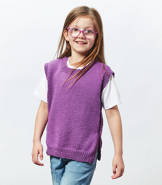 PT 8654 Kids' Side Button Vest