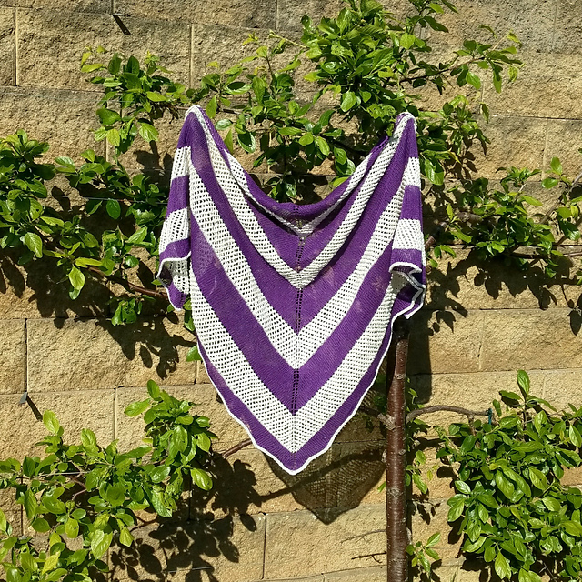 Snakes and Ladders Shawl