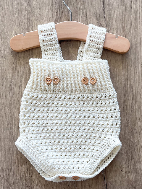 Baby Romper with Adjustable Straps (Overall)