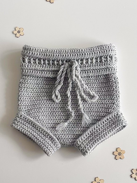 Baby Shorts with Ribbon