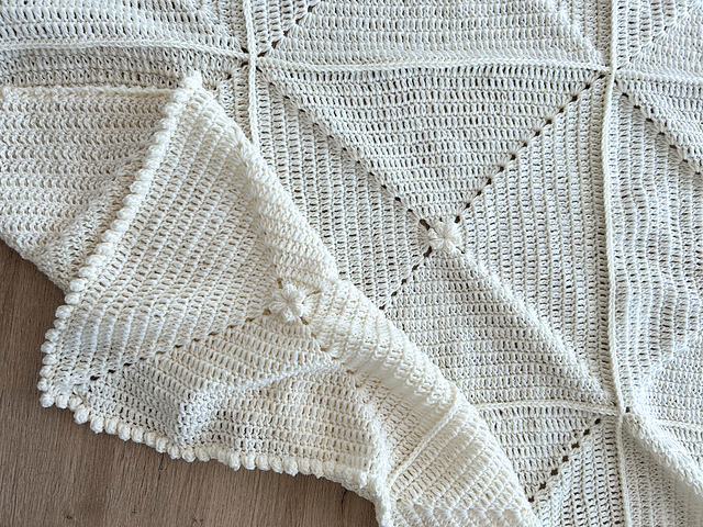 Baby Blanket Flower Granny Square