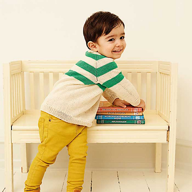 Drenge raglan sweater