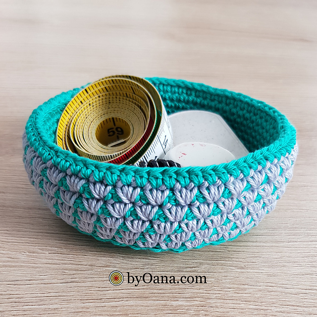 Diamond round basket