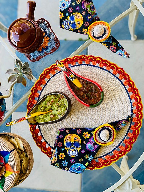 The whole enchilada table set