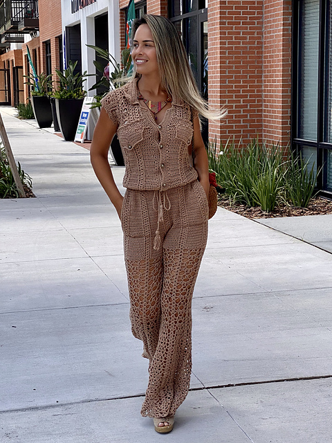 Mocha jumpsuit