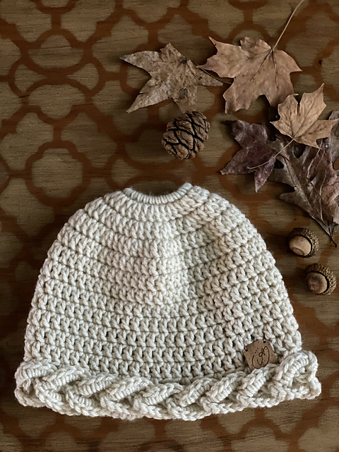 Ponytail braided hat