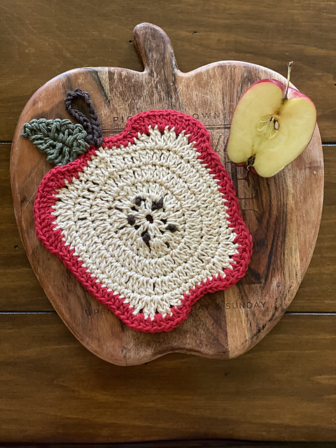 Back to school dishcloth