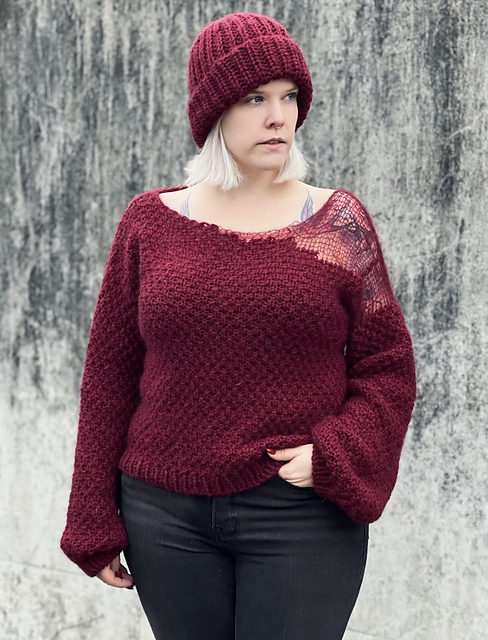 My (knitted) cold shoulder for you