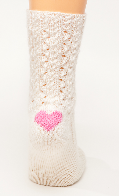 Heart Pattern (For Sock Heel)