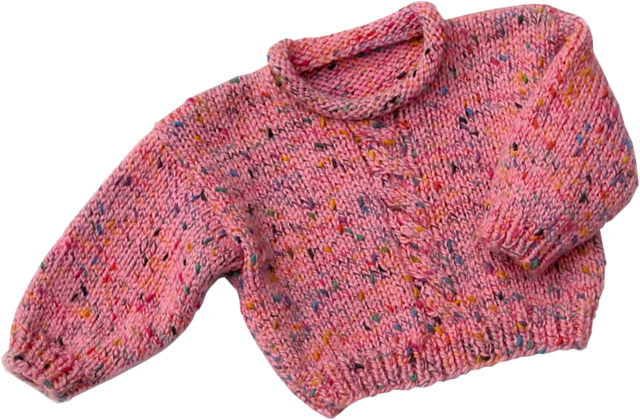 Cable Baby Sweater #736