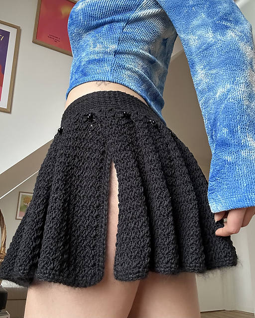Crochet skirt
