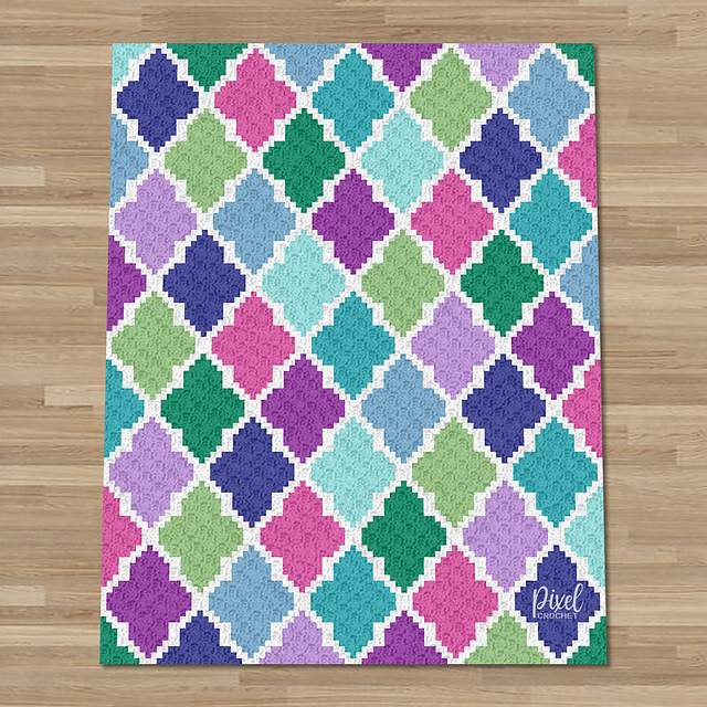 C2C Moroccan Tiles Blanket