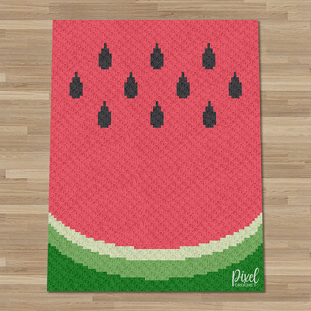 C2C Watermelon Blanket