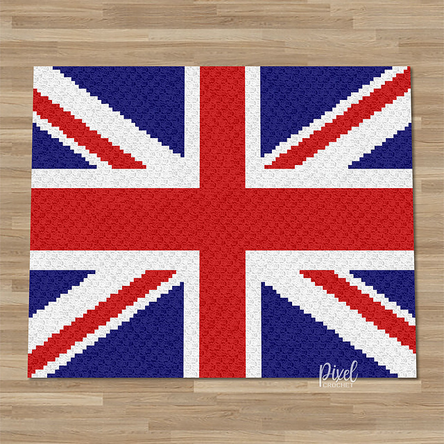 C2C Union Jack Flag Blanket