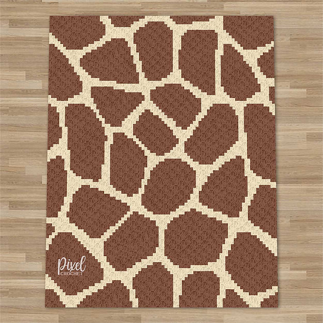 C2C Giraffe Print Blanket