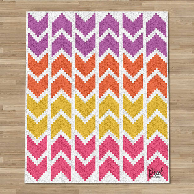 C2C Arrow Illusions Blanket