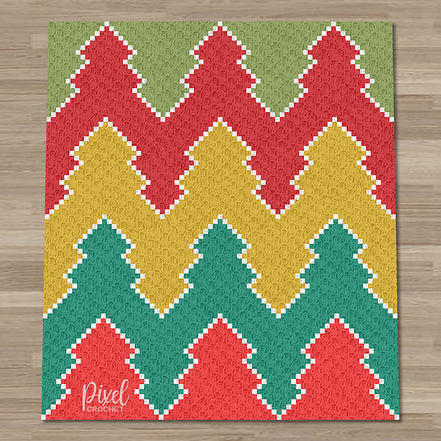 C2C Christmas Forest Blanket