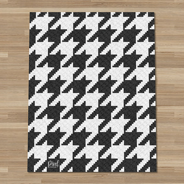 C2C Houndstooth Blanket