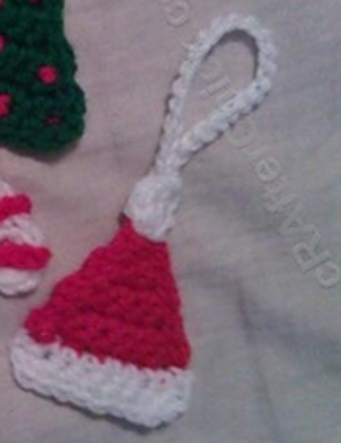 Santa Hat Christmas Ornament