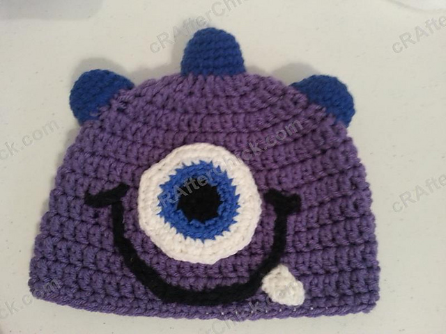 Parker's One Eyed Purple Monster Beanie
