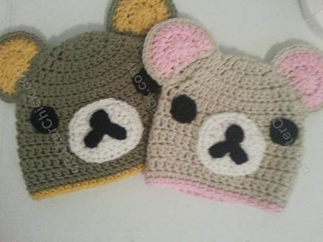 Rilakkuma and Korilakkuma Beanies